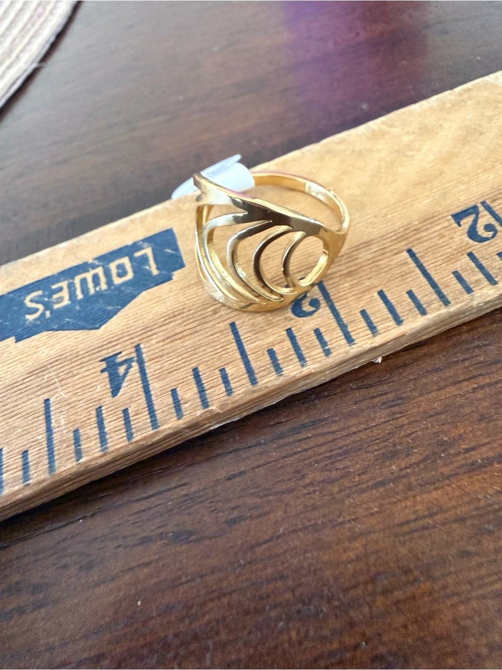 New Stainless Steel Ring Size 9